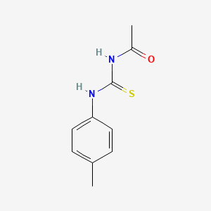molecular formula C10H12N2OS B1652265 N-[(4-methylphenyl)carbamothioyl]acetamide CAS No. 14185-56-9