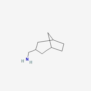molecular formula C9H17N B1652271 3-Bicyclo[3.2.1]octanylmethanamine CAS No. 1420791-76-9