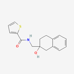 N-((2-hydroxy-1,2,3,4-tetrahydronaphthalen-2-yl)methyl)thiophene-2-carboxamide