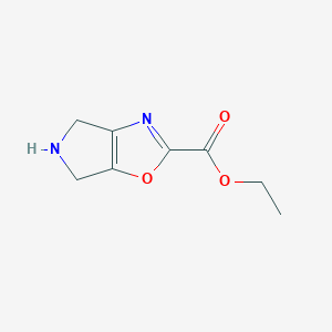 Ethyl 5,6-dihydro-4H-pyrrolo[3,4-d]oxazole-2-carboxylate