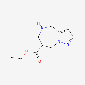 Ethyl 5,6,7,8-tetrahydro-4H-pyrazolo[1,5-a][1,4]diazepine-7-carboxylate