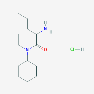 2-amino-N-cyclohexyl-N-ethylpentanamide hydrochloride