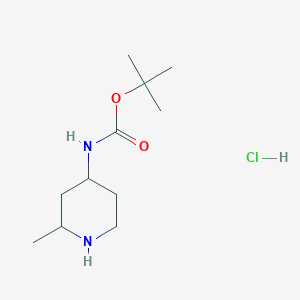 tert-Butyl (2-methylpiperidin-4-yl)carbamate hydrochloride