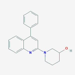 1-(4-Phenylquinolin-2-yl)piperidin-3-ol