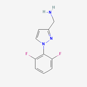 [1-(2,6-difluorophenyl)-1H-pyrazol-3-yl]methanamine