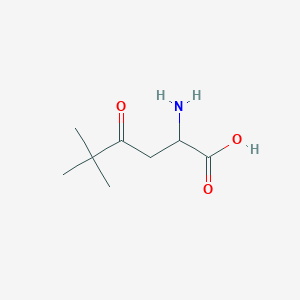 2-Amino-5,5-dimethyl-4-oxohexanoic acid