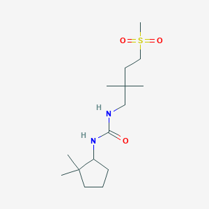 1-(2,2-Dimethylcyclopentyl)-3-(4-methanesulfonyl-2,2-dimethylbutyl)urea