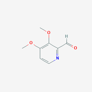 molecular formula C8H9NO3 B1652338 3,4-Dimethoxypyridine-2-carbaldehyde CAS No. 142470-53-9