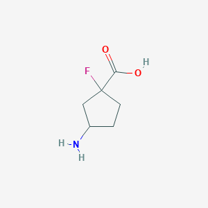 3-Amino-1-fluorocyclopentane-1-carboxylic acid