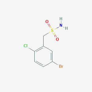 molecular formula C7H7BrClNO2S B1652350 (5-Bromo-2-chlorophenyl)methanesulfonamide CAS No. 1427380-65-1
