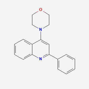 4-(4-Morpholinyl)-2-phenylquinoline