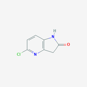 molecular formula C7H5ClN2O B165238 5-chloro-1H-pyrrolo[3,2-b]pyridin-2(3H)-one CAS No. 136888-08-9