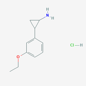 2-(3-Ethoxyphenyl)cyclopropan-1-amine hydrochloride
