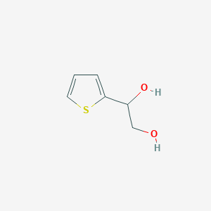 molecular formula C6H8O2S B1652388 1,2-Ethanediol, 1-(2-thienyl)- CAS No. 143314-50-5