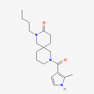 2-butyl-8-[(2-methyl-1H-pyrrol-3-yl)carbonyl]-2,8-diazaspiro[5.5]undecan-3-one