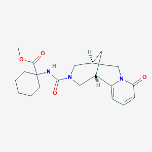 Methyl 1-[[(1S,9S)-6-oxo-7,11-diazatricyclo[7.3.1.02,7]trideca-2,4-diene-11-carbonyl]amino]cyclohexane-1-carboxylate