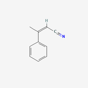molecular formula C10H9N B1652405 beta-Phenylcrotononitrile CAS No. 14368-40-2