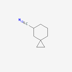 molecular formula C9H13N B1652408 Spiro[2.5]octane-5-carbonitrile CAS No. 1437087-11-0