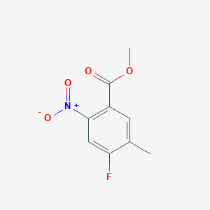 molecular formula C9H8FNO4 B1652414 Methyl 4-fluoro-5-methyl-2-nitrobenzoate CAS No. 1437780-12-5