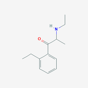 molecular formula C13H19NO B1652421 2-Ethylethcathinone CAS No. 1439439-82-3