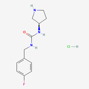 (R)-1-(4-Fluorobenzyl)-3-(pyrrolidin-3-yl)urea hydrochloride