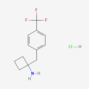 1-[4-(Trifluoromethyl)benzyl]cyclobutanamine hydrochloride