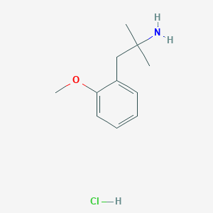 1-(2-Methoxyphenyl)-2-methylpropan-2-amine hydrochloride