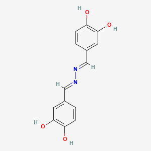 (4Z)-2-hydroxy-4-[[2-[(Z)-(3-hydroxy-4-oxocyclohexa-2,5-dien-1-ylidene)methyl]hydrazinyl]methylidene]cyclohexa-2,5-dien-1-one