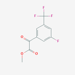 (3-Fluoro-5-trifluoromethyl-phenyl)-oxo-acetic acid methyl ester