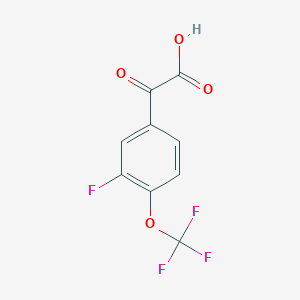 (3-Fluoro-4-trifluoromethoxy-phenyl)-oxo-acetic acid