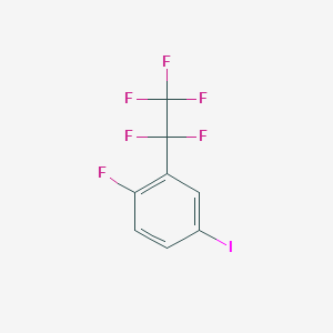 5-Iodo-2-fluoro-(1,1,2,2,2-pentafluoroethyl)-benzene