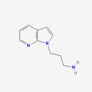 3-Pyrrolo[2,3-b]pyridin-1-ylpropan-1-amine