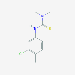 molecular formula C10H13ClN2S B1652505 N'-(3-Chloro-4-methylphenyl)-N,N-dimethylthiourea CAS No. 14501-90-7