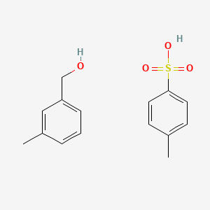 molecular formula C15H18O4S B1652506 4-Methylbenzenesulfonic acid;(3-methylphenyl)methanol CAS No. 14503-41-4