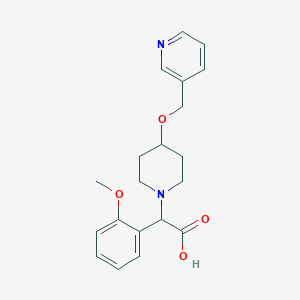 (2-Methoxyphenyl)[4-(pyridin-3-ylmethoxy)piperidin-1-YL]acetic acid