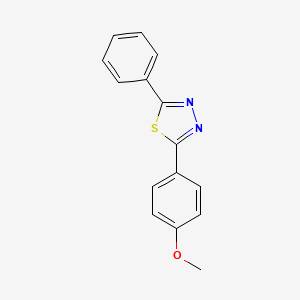 1,3,4-Thiadiazole, 2-(4-methoxyphenyl)-5-phenyl-
