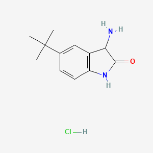 3-amino-5-tert-butyl-2,3-dihydro-1H-indol-2-one hydrochloride