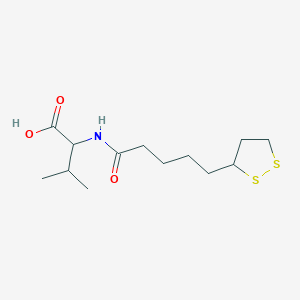 N-[5-(1,2-dithiolan-3-yl)pentanoyl]valine