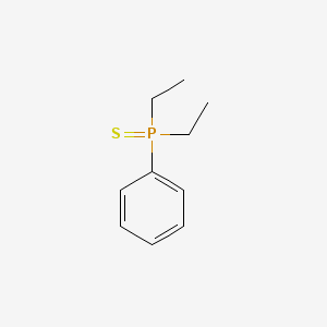 Phosphine sulfide, diethylphenyl-