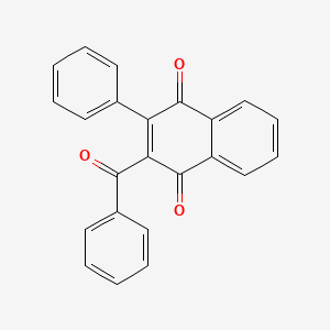 molecular formula C23H14O3 B1652557 2-Benzoyl-3-phenyl-1,4-naphthoquinone CAS No. 1473-31-0