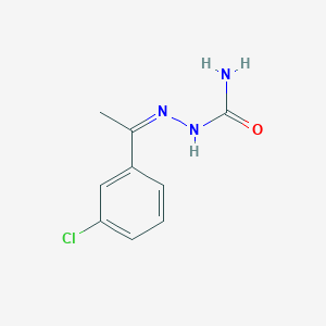 [(Z)-1-(3-chlorophenyl)ethylideneamino]urea
