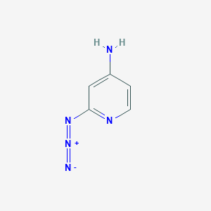 molecular formula C5H5N5 B1652572 4-氨基-2-叠氮吡啶 CAS No. 149004-89-7