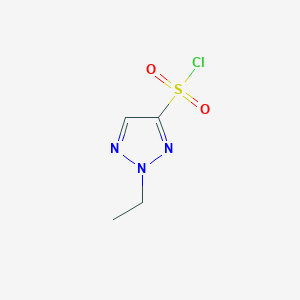 molecular formula C4H6ClN3O2S B1652578 2-ethyl-2H-1,2,3-triazole-4-sulfonyl chloride CAS No. 1496511-51-3