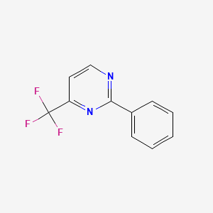 molecular formula C11H7F3N2 B1652582 2-Phenyl-4-(trifluoromethyl)pyrimidine CAS No. 149771-19-7