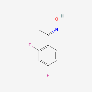 molecular formula C8H7F2NO B1652583 2',4'-Difluoroacetophenone oxime CAS No. 149773-86-4