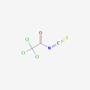 molecular formula C3Cl3NOS B1652603 Acetyl isothiocyanate, trichloro- CAS No. 15146-49-3