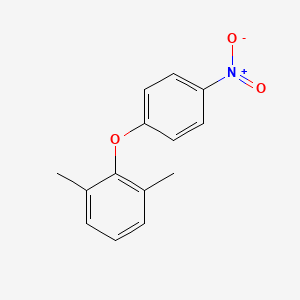 molecular formula C14H13NO3 B1652606 Benzene, 1,3-dimethyl-2-(4-nitrophenoxy)- CAS No. 15158-13-1