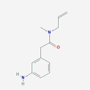 2-(3-aminophenyl)-N-methyl-N-(prop-2-en-1-yl)acetamide