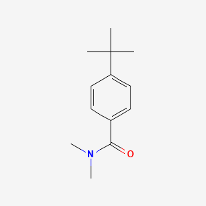 molecular formula C13H19NO B1652616 Benzamide, 4-(1,1-dimethylethyl)-N,N-dimethyl- CAS No. 15235-32-2