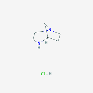 molecular formula C6H13ClN2 B1652619 (5R)-1,4-Diazabicyclo[3.2.1]octane hydrochloride CAS No. 1523530-59-7